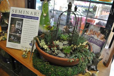 Miniature Fairy Garden Ideas: arbor with gateway
