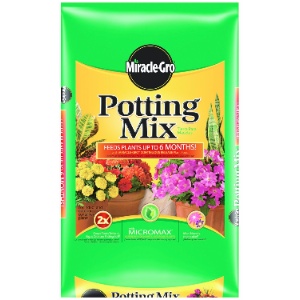 Miracle Grow Potting Mix is rated 4.5 stars on Amazon